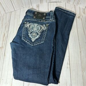 Miss Me - Dark Wash Skinny Jeans